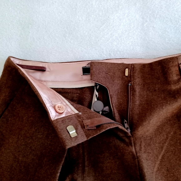 NWT ELISABETTA FRANCHI WOOL PANTS, size 40 - Picture 4 of 16